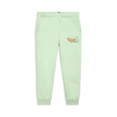 Puma Woodland Little Kids' Pants In Pure Green
