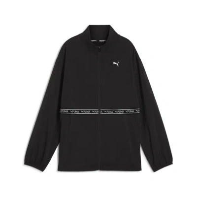 Puma Woven Elastic Jacket Women In Black