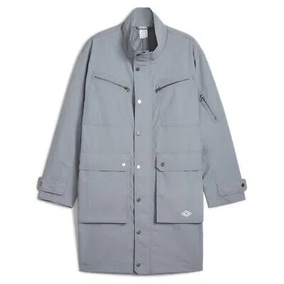 Pre-owned Puma Woven Full Zip Coat X Nanamica Mens Grey Casual Athletic Outerwear 53985185 In Gray
