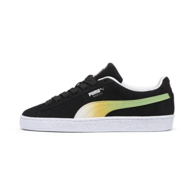 Puma Mens  Suede 2k In Black-sun Stream- White