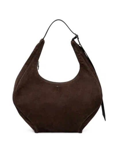 Puma X _j.l-a.l_ Suede Logo-print Holdall Bag In Brown