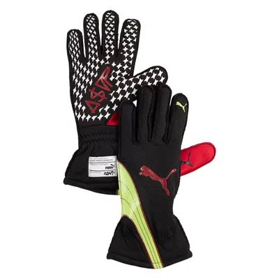 Pre-owned Puma X A$ap Rocky Fire Gloves 'black/pop Red' | Men's Size L/xl