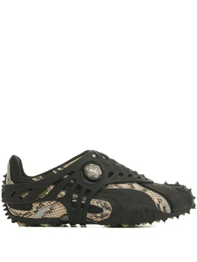 Puma X A$ap Rocky Gabbia Snake Sneakers In Black