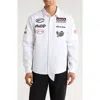 Puma X Asap Rocky Layered Pit Crew Button-down Shirt In White