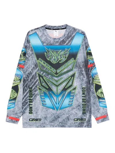 Puma X A$ap Rocky Moto Armor Long-sleeve T-shirt In Multi