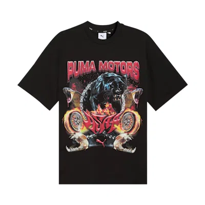 Pre-owned Puma X A$ap Rocky Motors Tee ' Black' | Men's Size M