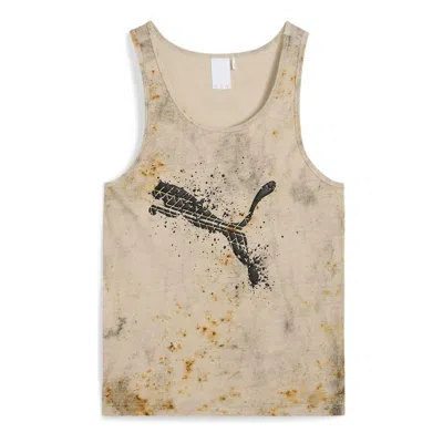 Puma X A$ap Rocky Tank Top 'putty' In Gold
