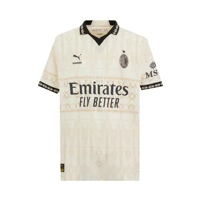 Pre-owned Puma X Ac Milan X Pleasures Authentic Jersey 'light Version' In White