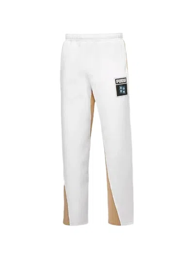 Puma X Ader Error Two-colour Track Pants In White