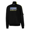 Puma X Ader Error Unisex Printing Stand-up Collar Jacket Black In Animal Print