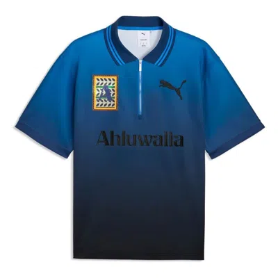 Puma X Ahluwalia Relaxed Polo 'racing Blue Aop'