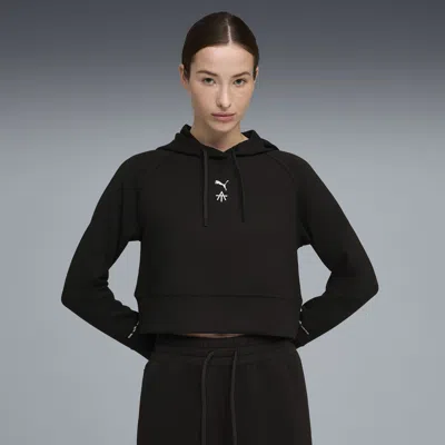 Puma X Alex Toussaint Women's Training Hoodie In Black