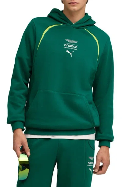 Puma X Amf1 French Terry Hoodie In Green