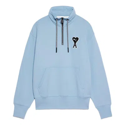 Puma X Ami Half Zip Sweatshirt 'blue'