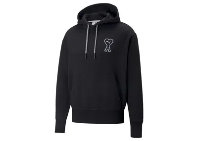 Pre-owned Puma X Ami Hoodie In Black