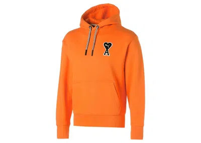Pre-owned Puma X Ami Hoodie In Orange