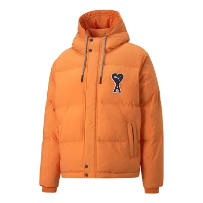 Puma X Ami Puffer Jacket 'orange'