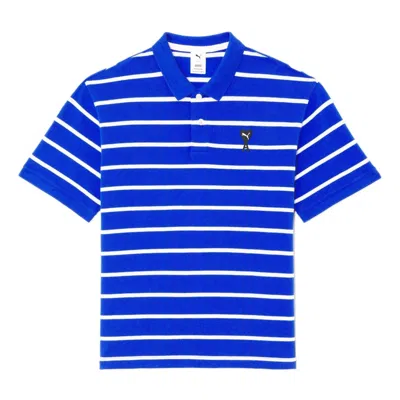 Puma X Ami Short Sleeve Polo Shirt 'blue'