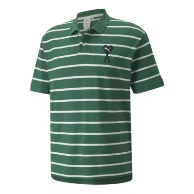 Puma X Ami  Short Sleeve Polo Shirt 'green'