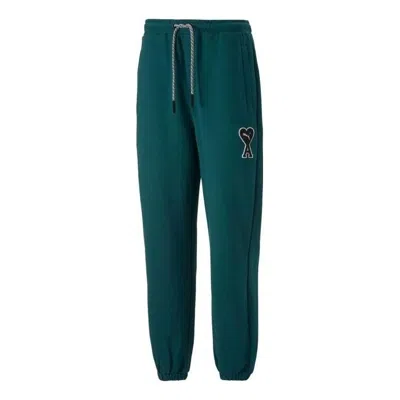 Puma X Ami Sweatpants 'green'