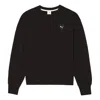 Puma Open Road Crewneck Pullover Sweatshirt In Black