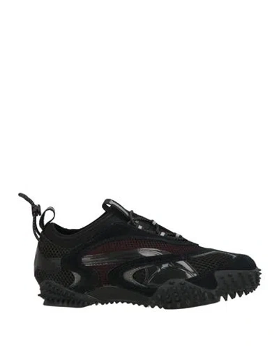 Puma X Aries Woman Sneakers Black Size 7.5 Textile Fibers, Leather
