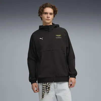 Puma X Aston Martin Aramco F1® Men's Tech Jacket In Black