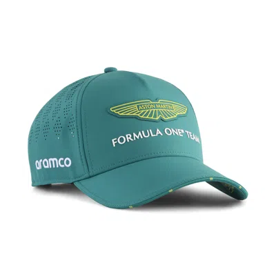 Puma X Aston Martin Aramco F1® Replica Stroll Adjustable Hat In Green