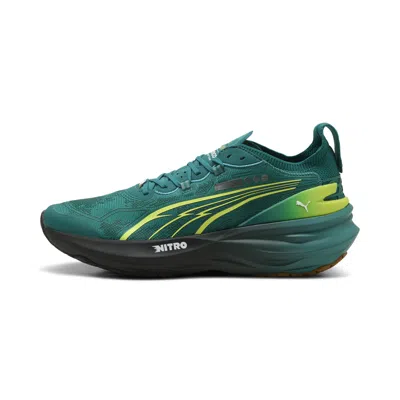 Puma X Aston Martin Aramco F1® Team Foreverrun Nitro™ 2 Wtr Running Shoes In Green