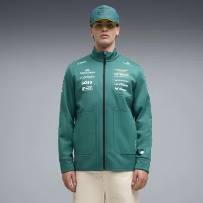 Puma X Aston Martin Aramco F1® Team Replica Softshell Jacket In Green