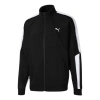 Puma X Attempt Crossover Embroidered Logo Stand Collar Knit Jacket Black