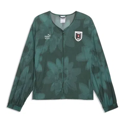 Puma X Austria X Salehe Bembury King Track Jacket 'night Green'