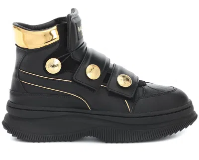Pre-owned Puma X Balmain Deva Straps (women's) Sneakers In Black