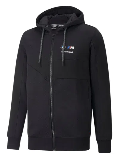 Puma X Bbmw Motorsport Hooded Sweat Jacket In Black