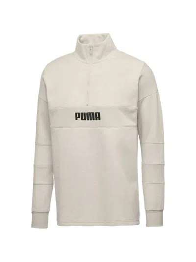 Puma X Big Sean Half-zip T-shirt In Neutral