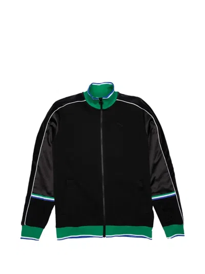 Puma X Big Sean T7 Zip-up Cotton Track Jacket In Black