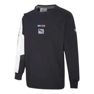 Puma X Bmw Crossover Racing Series Casual Sports Pullover Round Neck Black