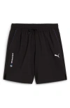 Puma X Bmw M Motorsport Essentials Graphic Shorts In Black