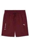 Puma X Bmw M Motorsport Essentials Graphic Shorts In Red