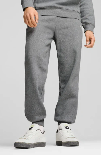 Puma X Bmw M Motorsport Essentials Graphic Sweatpants In Gray