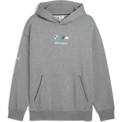 Puma X Bmw M Motorsport Graphic Hoodie In Gray