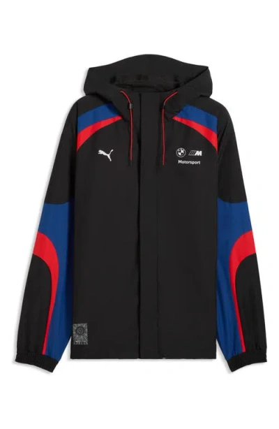 Puma X Bmw M Motorsport Hooded Jacket In Black