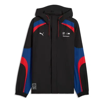 Puma X Bmw M Motorsport Hooded Jacket In Black