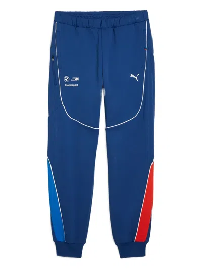 Puma X Bmw M Motorsport Logo-detail Track Pants In Blue