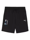 Puma X Bmw M Motorsport Logo-print Track Shorts In Black