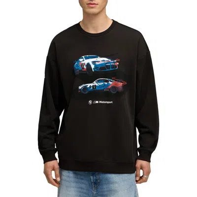 Puma X Bmw M Motorsport Long Sleeve Graphic T-shirt In Black