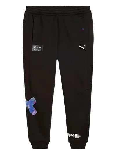 Puma X Bmw M Motorsport Neon Energy Track Pants In Black