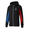 Puma X Bmw M Motorsport Regular Fit Full-zip Men's Regular Fit Hoodie 'black Red Blue'