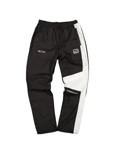 Puma X Bmw Motorsport Colourblock Track Pants In Black