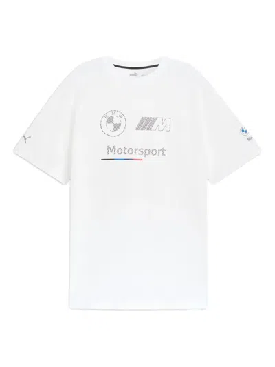 Puma X Bmw Motorsport Cotton T-shirt In Animal Print